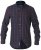 D555 Nixon LS Shirt Navy/Wine - Camisas - Camisas Homem Tamanhos Grandes
