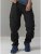 D555 Nelson Stretch Tapered Cargo Pants Black - Jeans & calças - Jeans & Calças Tamanhos Grandes Homem