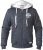 D555 Hulk Fur Lined Zipper Hood Navy - Sweatshirts & hoodies - Sweatshirt & Camisolas com Capuz tamanhos grandes