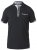 D555 SWANN Short Sleeve Stretch Polo Black - Pólos - Pólos Tamanhos Grandes Homem