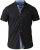 D555 Ollie Short Sleeve Shirt Black - Camisas - Camisas Homem Tamanhos Grandes