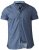 D555 Limburg Short Sleeve Shirt Blue - Camisas - Camisas Homem Tamanhos Grandes