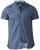 D555 Limburg Short Sleeve Shirt Blue - Camisas - Camisas Homem Tamanhos Grandes