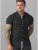 D555 Dwight Short Sleeve Shirt Black - Camisas - Camisas Homem Tamanhos Grandes