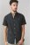 D555 Dwight Short Sleeve Shirt Black - Camisas - Camisas Homem Tamanhos Grandes