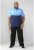 D555 Ernest Polo Blue & Navy - Pólos - Pólos Tamanhos Grandes Homem