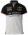 D555 Ernest Polo Black & White - Pólos - Pólos Tamanhos Grandes Homem