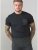 D555 Emerson T-shirt Black & Charcoal - T-shirts - T-shirts Homem Tamanhos Grandes