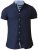 D555 Norman Short Sleeve Oxford Shirt Navy - Camisas - Camisas Homem Tamanhos Grandes