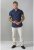 D555 Norman Short Sleeve Oxford Shirt Navy - Camisas - Camisas Homem Tamanhos Grandes