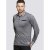 D555 Brockville Long Sleeve Polo Grey - Pólos - Pólos Tamanhos Grandes Homem