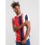 D555 Bancroft T-shirt Red/Navy - T-shirts - T-shirts Homem Tamanhos Grandes