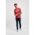 D555 Shelton T-shirt Red - T-shirts - T-shirts Homem Tamanhos Grandes