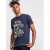 D555 Slater T-shirt Navy - T-shirts - T-shirts Homem Tamanhos Grandes