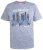 D555 Hobart LA Printed T-Shirt Blue - T-shirts - T-shirts Homem Tamanhos Grandes