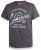 D555 Albury Black Double Layer Printed T-Shirt - T-shirts - T-shirts Homem Tamanhos Grandes