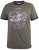 D555 Hereford Brooklyn Motorbike Printed Ringer T-Shirt Khaki - T-shirts - T-shirts Homem Tamanhos Grandes