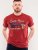 D555 Brisbane Santa Monica Route 66 Printed T-Shirt Red - T-shirts - T-shirts Homem Tamanhos Grandes