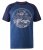 D555 Porter Raglan Sleeve Printed T-Shirt Blue - T-shirts - T-shirts Homem Tamanhos Grandes