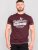 D555 Wharf California Eagle Printed T-Shirt Burgundy - T-shirts - T-shirts Homem Tamanhos Grandes