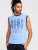D555 Bretton Surf Board Printed Sleeveless T-Shirt - T-shirts - T-shirts Homem Tamanhos Grandes