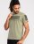 D555 Yarwell Printed T-Shirt With Sleeve Pocket - T-shirts - T-shirts Homem Tamanhos Grandes
