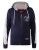 D555 Eaton Full Zip Hoodie Navy - Sweatshirts & hoodies - Sweatshirt & Camisolas com Capuz tamanhos grandes