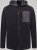 D555 Damien Micro Fleece Zip Through Hoody Preto/Cinzento - Sweatshirts & hoodies - Sweatshirt & Camisolas com Capuz tamanhos grandes