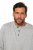 JP1880 702555 T-shirt Henley de manga comprida Cinzento mesclado - T-shirts - T-shirts Homem Tamanhos Grandes