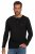 JP1880 702555 T-shirt Henley de manga comprida Preto - T-shirts - T-shirts Homem Tamanhos Grandes