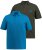 JP1880 704317 Polo pack de 2 Azul turquesa/Verde azeitona - Pólos - Pólos Tamanhos Grandes Homem