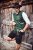 JP1880 Genuine Leather Traditional Lederhosen Shorts Black - Calções - Calções Homem Tamanhos Grandes