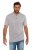JP1880 708420 T-shirt Henley pack de 2 Cinzento mesclado - T-shirts - T-shirts Homem Tamanhos Grandes