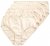Ulla Popken 710201 Cuecas pack de 5 Bege - Cuecas - 