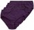 Ulla Popken 710201 Cuecas pack de 5 Beringela - Cuecas - 