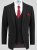 D555 Ted 4 Way Stretch Tailored Suit Jacket Preto - Fatos - Fatos de Homem Tamanhos Grandes