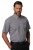 JP1880 722860 Camisa aos quadrados de manga curta Preto - Camisas - Camisas Homem Tamanhos Grandes