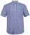 JP1880 722860 Camisa aos quadrados de manga curta Azul claro - Camisas - Camisas Homem Tamanhos Grandes