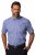 JP1880 722860 Camisa aos quadrados de manga curta Azul claro - Camisas - Camisas Homem Tamanhos Grandes