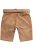 JP1880 Premium Goat Suede Staghorn Embroidery Shorts Leather Brown - Calções - Calções Homem Tamanhos Grandes