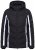 Ulla Popken 725348 Casaco de esqui acolchoado Preto - Roupa de esqui - 