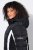 Ulla Popken 725348 Casaco de esqui acolchoado Preto - Roupa de esqui - 