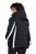 Ulla Popken 725348 Casaco de esqui acolchoado Preto - Roupa de esqui - 