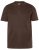 JP1880 Henley Basic T-Shirt with Buttons Brown - T-shirts - T-shirts Homem Tamanhos Grandes