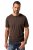 JP1880 Henley Basic T-Shirt with Buttons Brown - T-shirts - T-shirts Homem Tamanhos Grandes