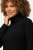 Ulla Popken 751623 Camisola de esqui de secagem rápida Preto - Roupa de esqui - 