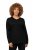 Ulla Popken 751623 Camisola de esqui de secagem rápida Preto - Roupa de esqui - 