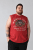 Kam Jeans 5763 Hawaii Surf Vest Sleeveless T-Shirt Washed Red - T-shirts - T-shirts Homem Tamanhos Grandes