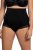 Ulla Popken 781632 Cuecas modeladoras de cintura alta Preto - Roupa modeladora - 