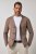 JP1880 Milano Flexnamic Blazer de malha Castanho noz - Fatos - Fatos de Homem Tamanhos Grandes